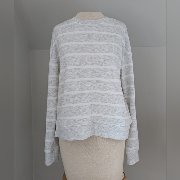 Danskin Cozy Striped Long Sleeve Top - Picture 1 of 11